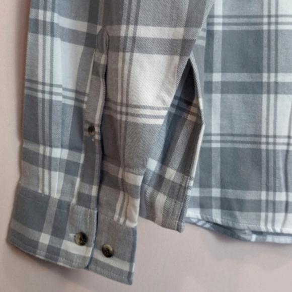 ASOS Gray and White Striped Long Sleeve Button Down Shirt size 3XL - Picture 5 of 8